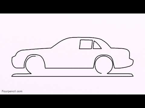 480x360 how to draw taxi for kids drawing step - Taxi Drawing