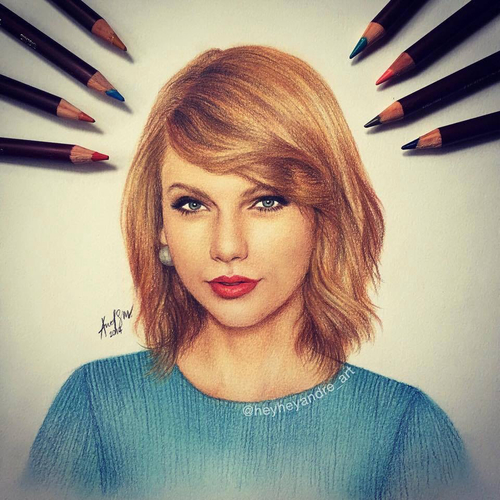 500x500 Taylor Swift Drawing Uploaded - Taylor Drawing