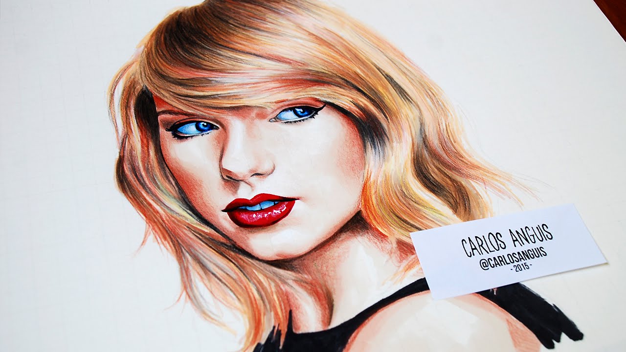 1280x720 Talor Swift Drawing - Taylor Drawing