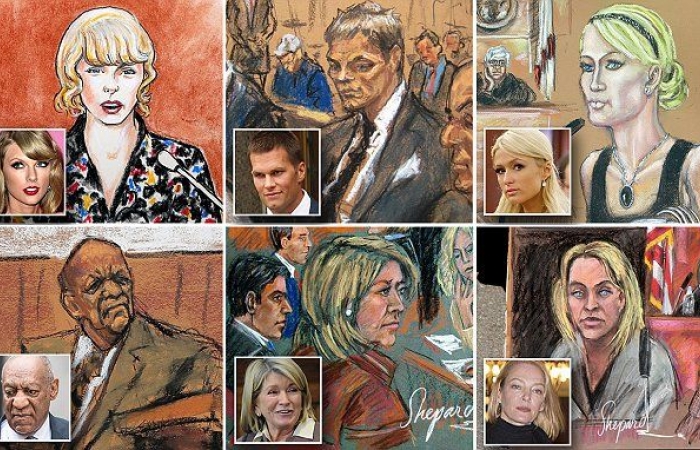 700x450 Taylor Swift Among The Many Bad Courtroom Sketches - Taylor Swift Court Drawing