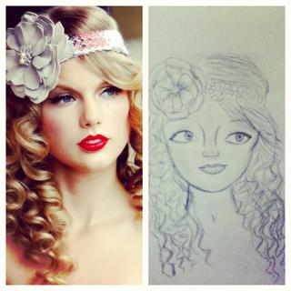 320x320 My Attempt - Taylor Swift Drawing