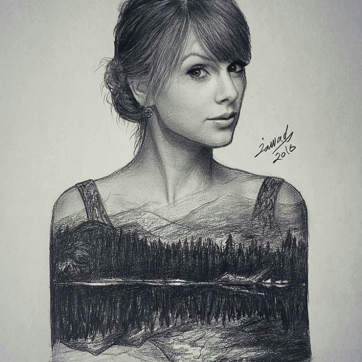 720x720 Repost From Drawing For Done - Taylor Swift Drawing