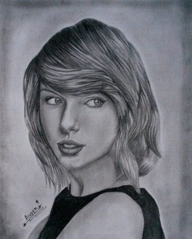 Taylor Swift Drawing at PaintingValley.com | Explore collection of ...