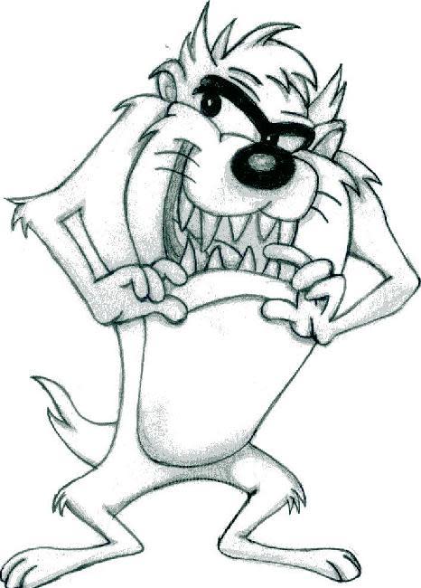 466x650 tazmania devil - Tazmania Drawing