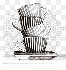 260x274 Cup Line Drawing Png Images Vectors And Free - Tea Cup Line Drawing