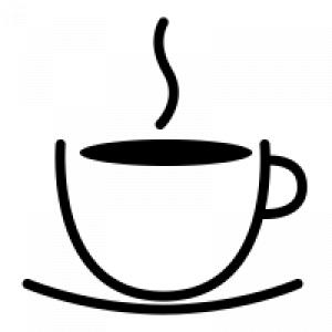 300x300 tea cup kid clipart - Tea Cup Line Drawing