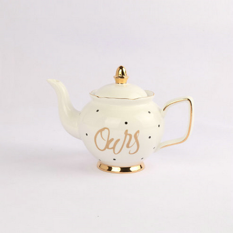 750x750 new arrival personalized elegant gold drawing dotted ceramic tea - Tea Kettle Drawing