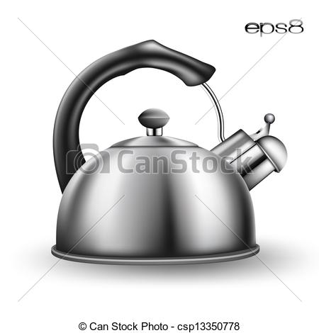 450x470 tea kettle on white - Tea Kettle Drawing