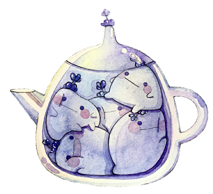745x679 tea teakettle kettle cute sticker pastel art drawing - Tea Kettle Drawing