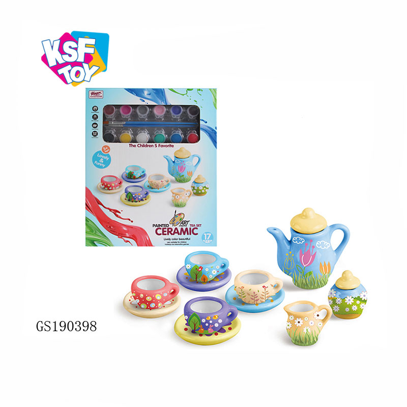 800x800 Kids Drawing Tea Set Painting Toys For Wholesale - Tea Set Drawing