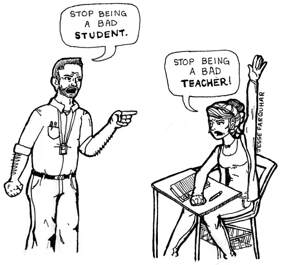 950x898 call for a better student, teacher relationship the eagle's eye - Teacher And Student Drawing