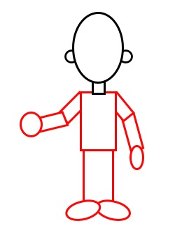 250x327 drawing a cartoon teacher - Teacher Cartoon Drawing