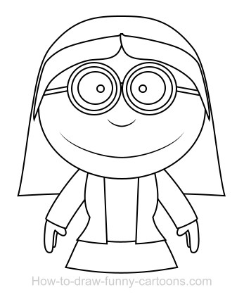 347x422 drawing a teacher cartoon - Teacher Cartoon Drawing
