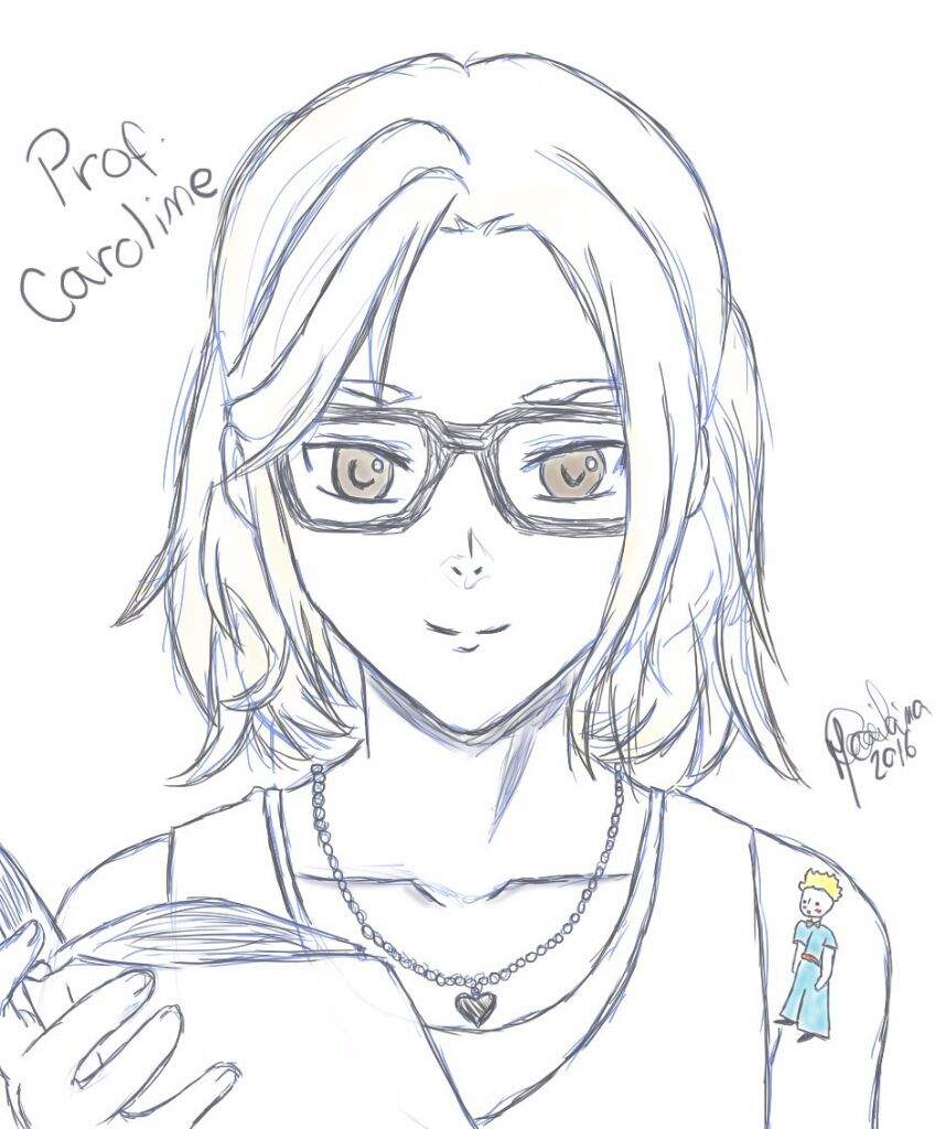 848x1024 Drawing My Teacher From University Anime Amino - Teacher Drawing