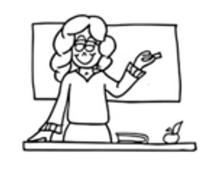 435x337 how to draw school teacher drawing on teacher day teacher drawing - Teacher Drawing