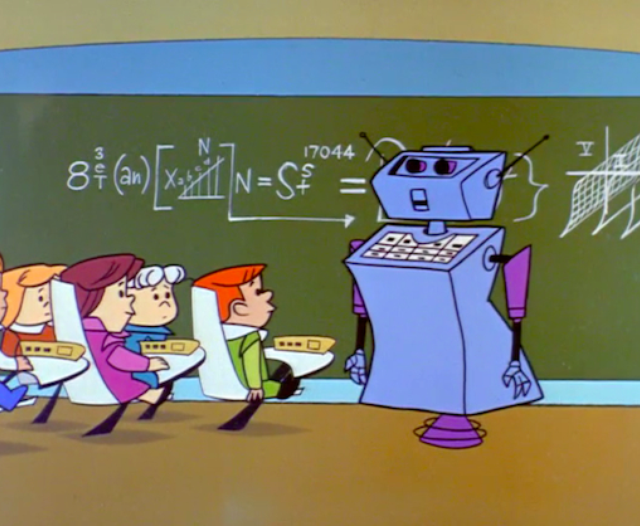 640x526 Pando When Your Teacher Is A Robot - Teacher Teaching Students Drawing