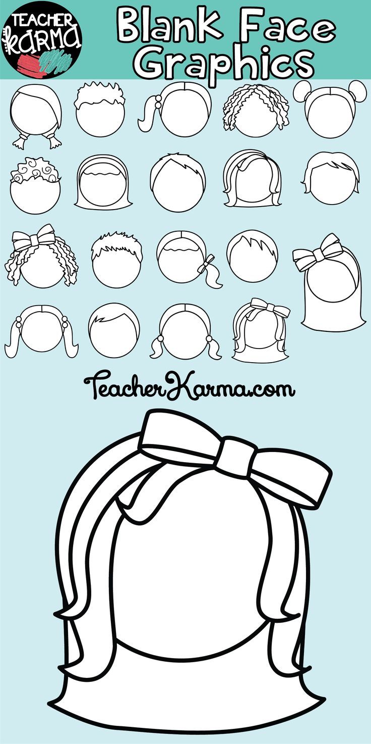 736x1473 blank face student character graphics create resources where - Teacher Teaching Students Drawing