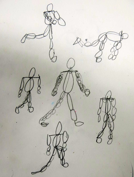 471x623 cassie stephens teaching figure drawing to kids - Teacher Teaching Students Drawing