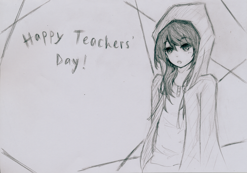 500x350 image result for teachers day greeting card drawing teachers day - Teachers Day Drawing