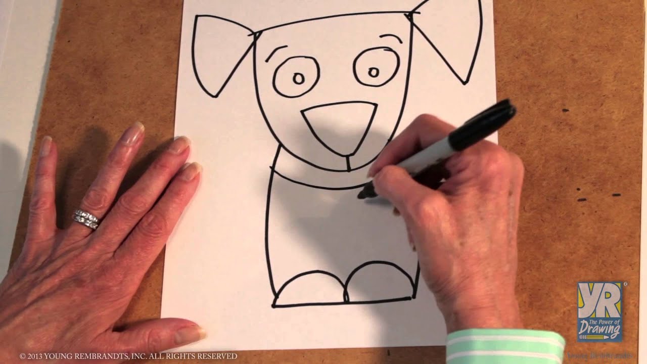 1280x720 teaching kids how to draw how to draw a puppy - Teaching Drawing