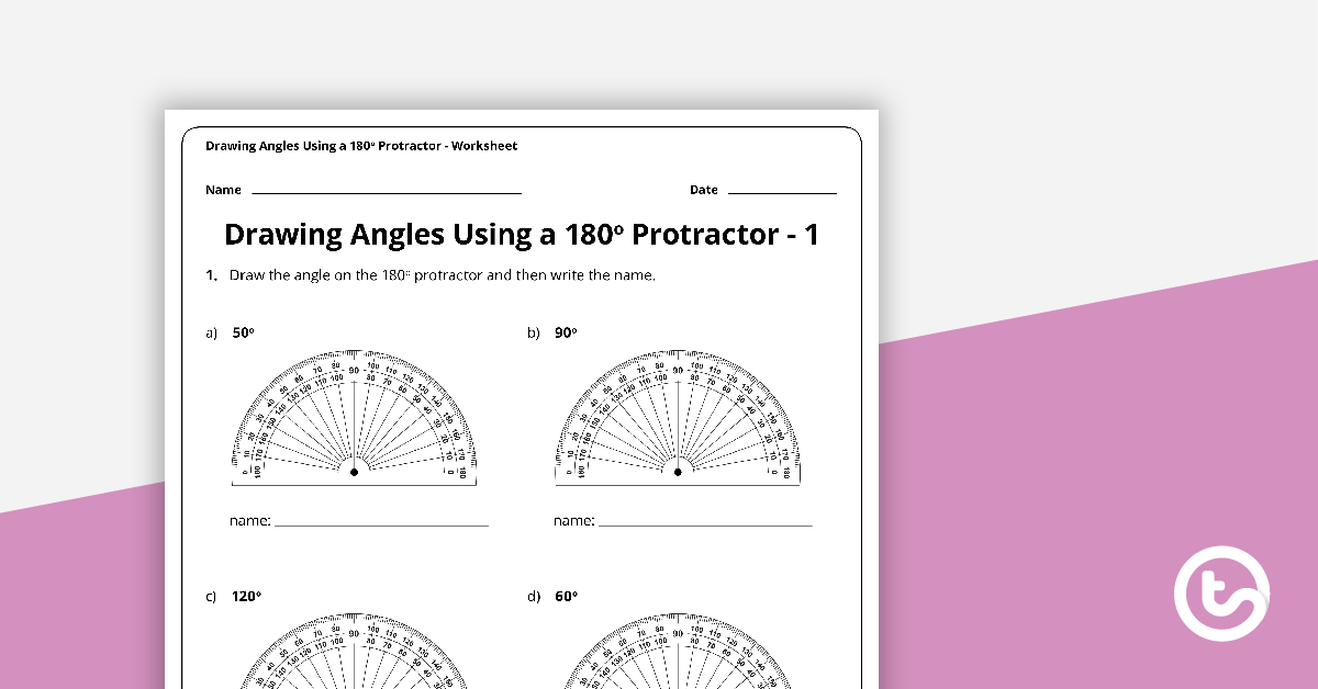 1200x628 drawing angles using a degree protractor - Teaching Drawing