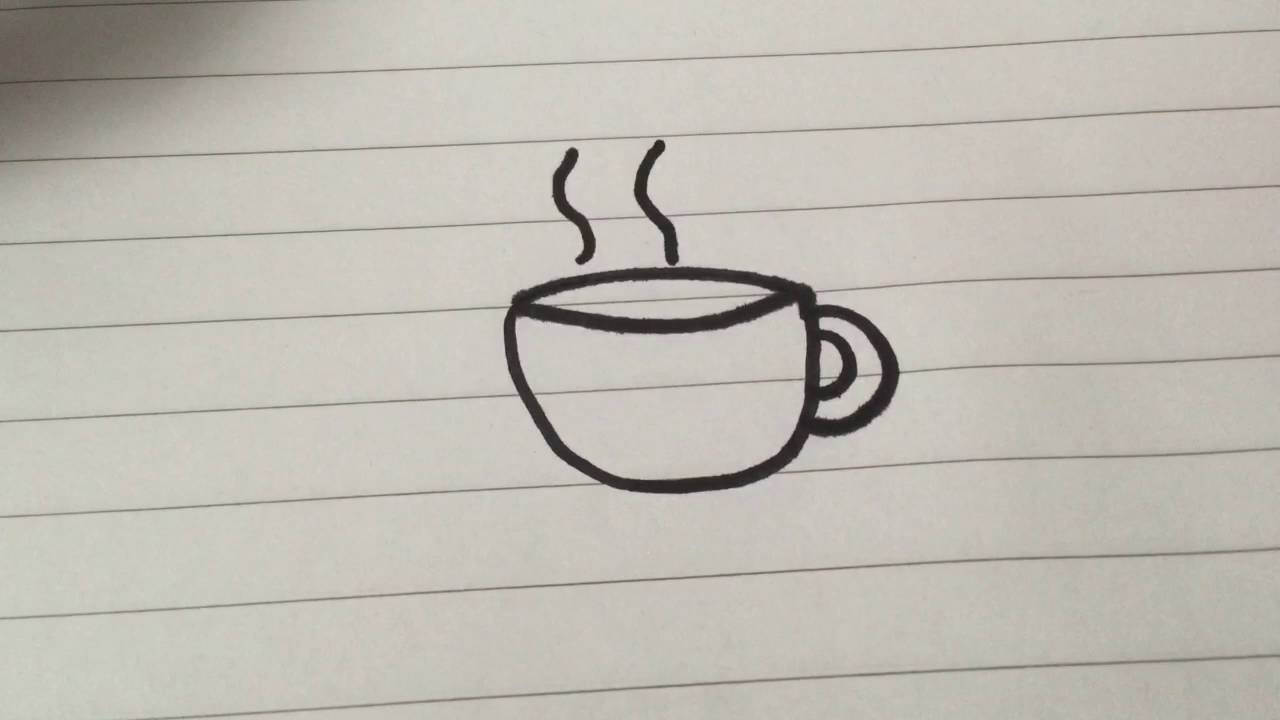 1280x720 How To Draw A Tea Cup - Teacup Drawing