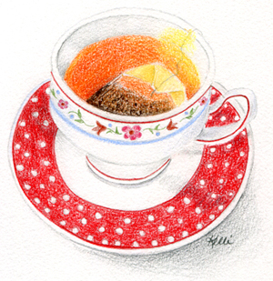 300x309 tutorial drawing a teacup kelli mcnichols art - Teacup Drawing