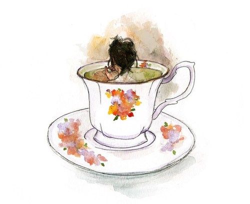 500x408 limitations things i love tea, tea art and tea - Teacup Drawing Tumblr