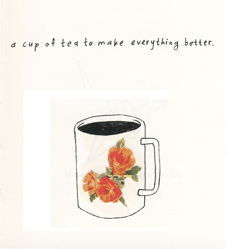 462x500 Drawing Art Flowers Tea Tea Cup Paperflowersandcandyclouds - Teacup Drawing Tumblr