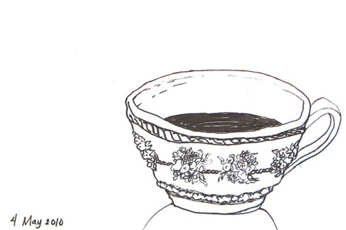 500x333 Images About Bbb On We Heart It See More About Art, Drawing - Teacup Drawing Tumblr