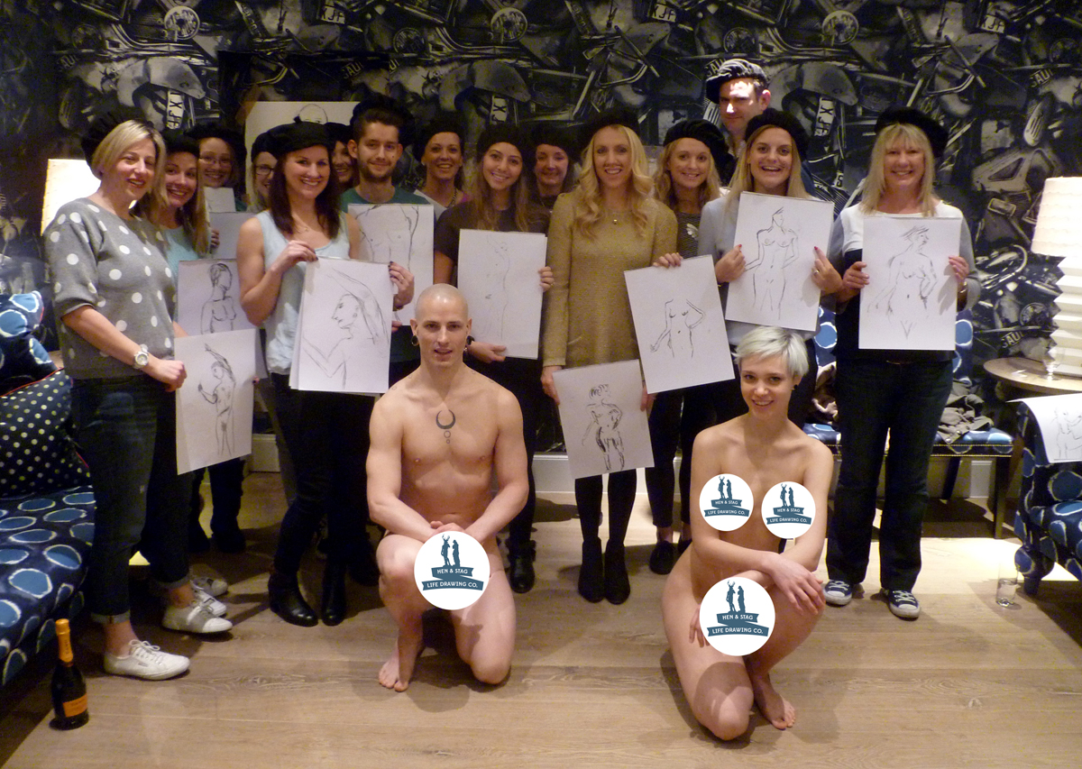1200x853 team building corporate event life drawing hen stag life - Team Building Drawing