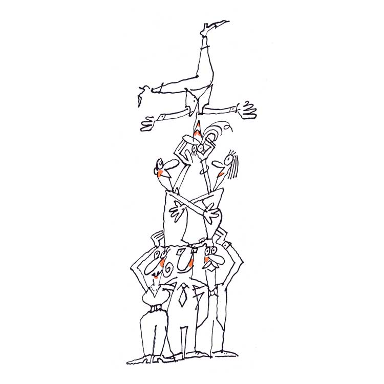 Team Building Drawing at PaintingValley.com | Explore collection of ...