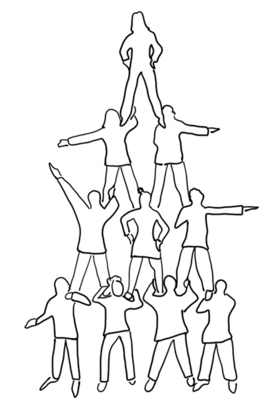 Team Building Drawing at PaintingValley.com | Explore collection of ...