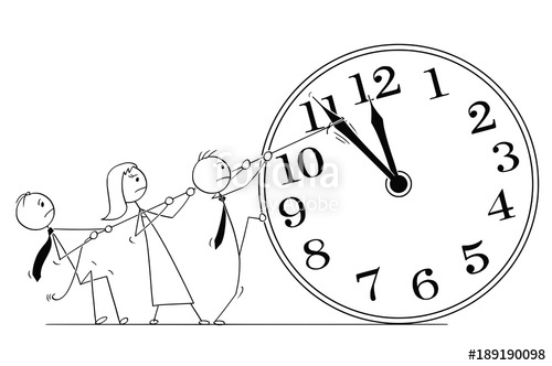 500x332 Cartoon Stick Man Drawing Conceptual Illustration Of Team Trying - Teamwork Drawing