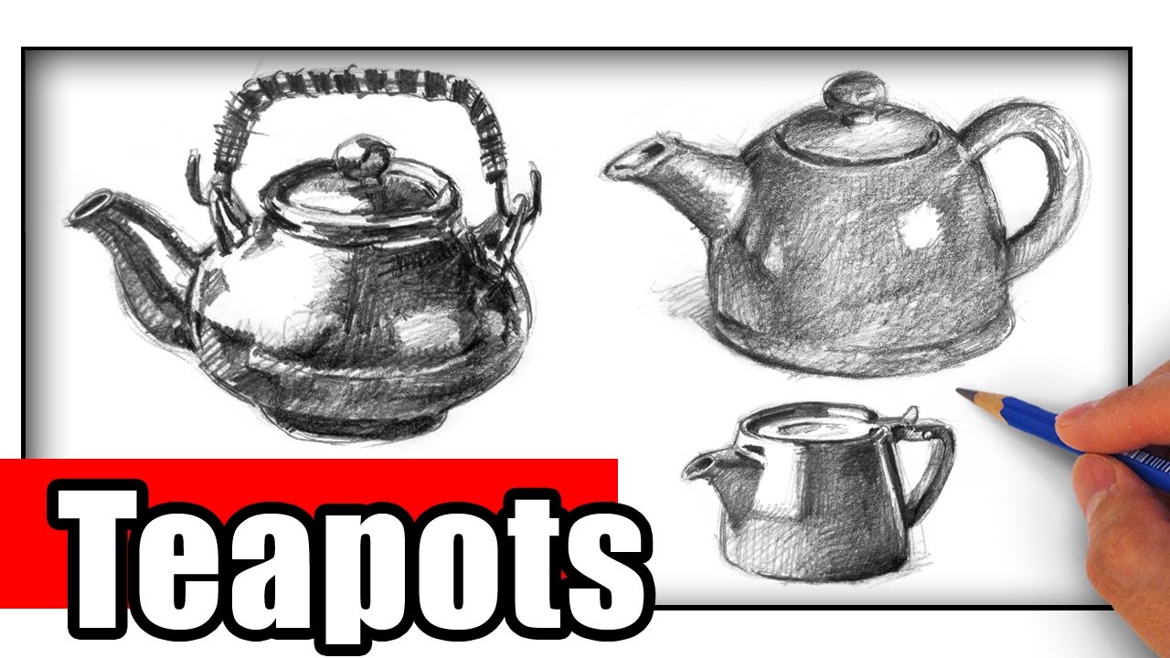 1280x720 how to draw a teapot - Teapot Drawing