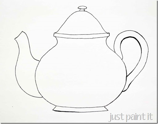 512x403 sketching a teacup - Teapot Drawing