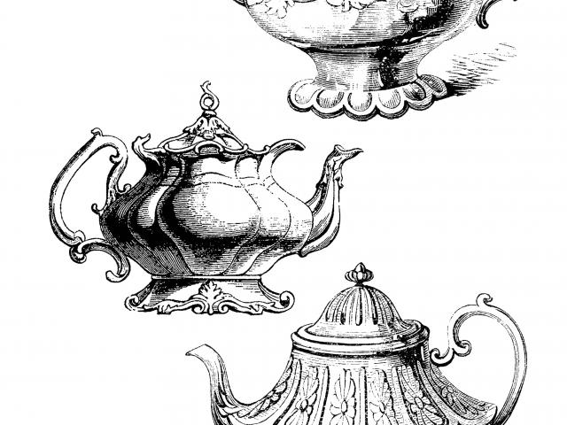 640x480 drawn teapot alice in wonderland - Teapot Drawing Alice In Wonderland