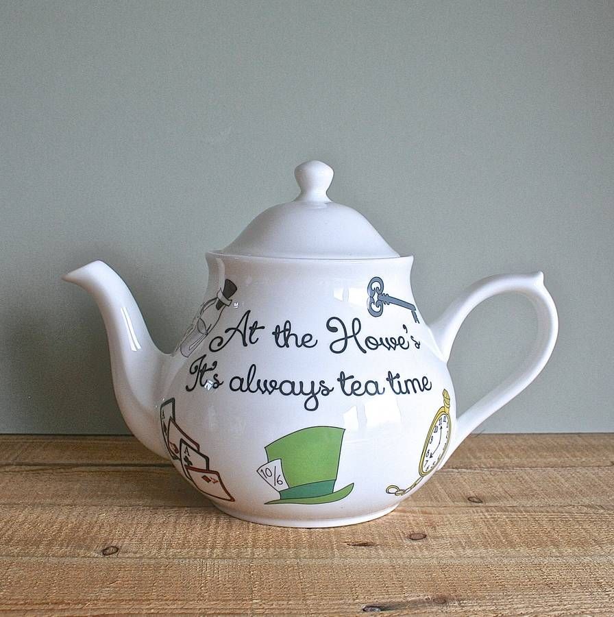 Teapot Drawing Alice In Wonderland at PaintingValley.com | Explore ...