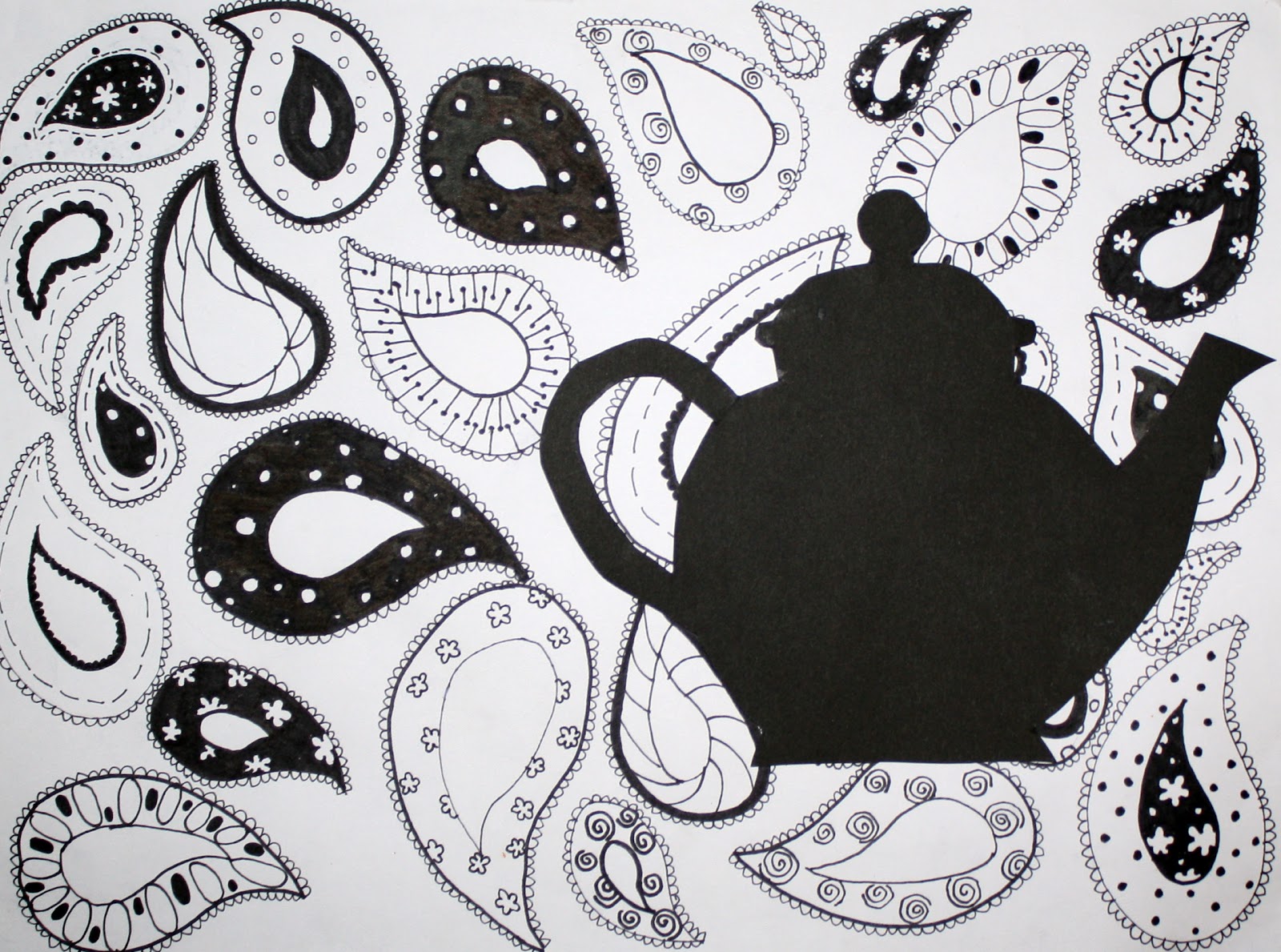 1600x1189 Sarah Bell Smith Teacup And Teapot Drawings - Teapot Drawing Alice In Wonderland