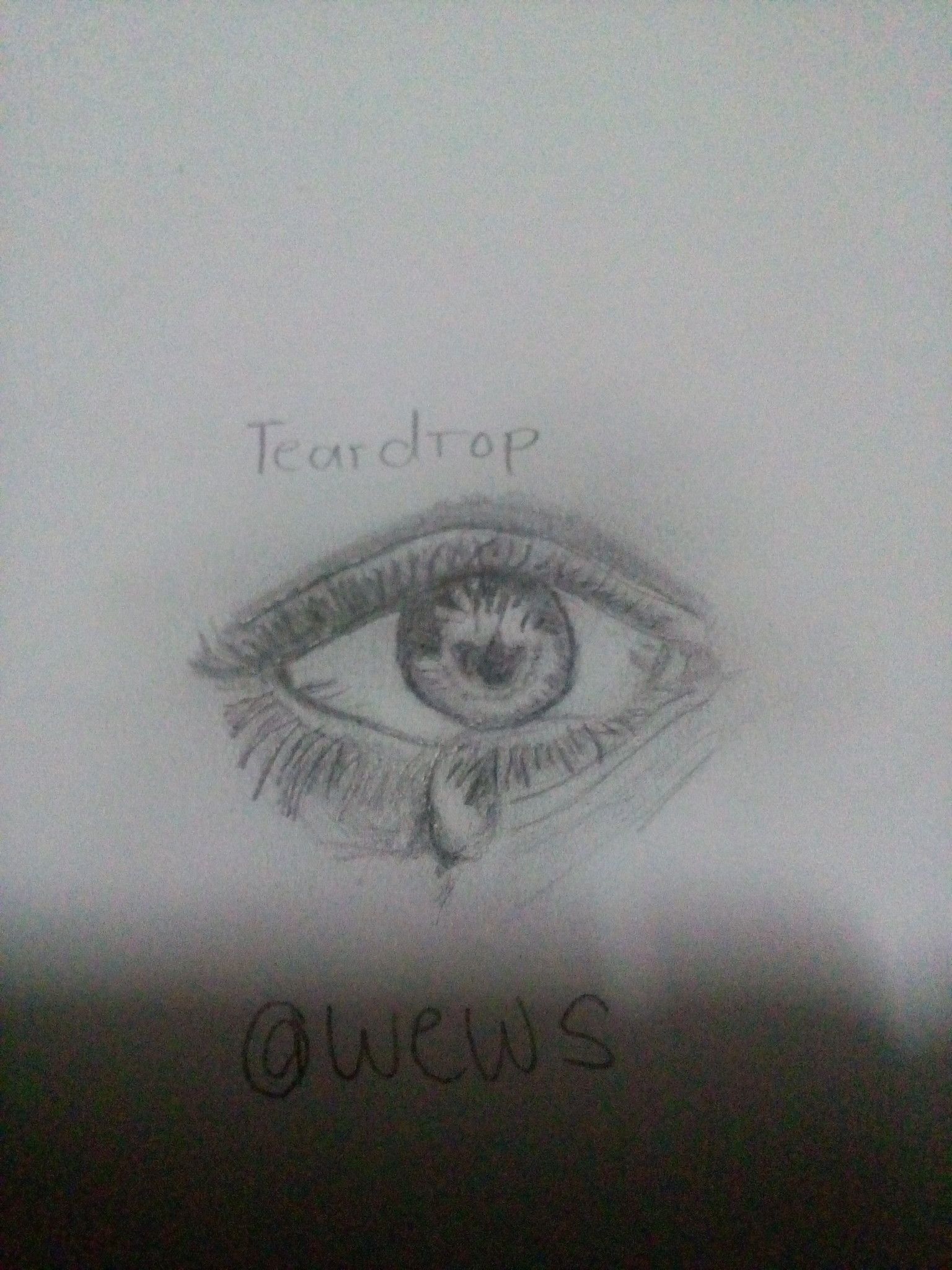 1536x2048 Teardrop Of Faith Steemit - Teardrop Drawing