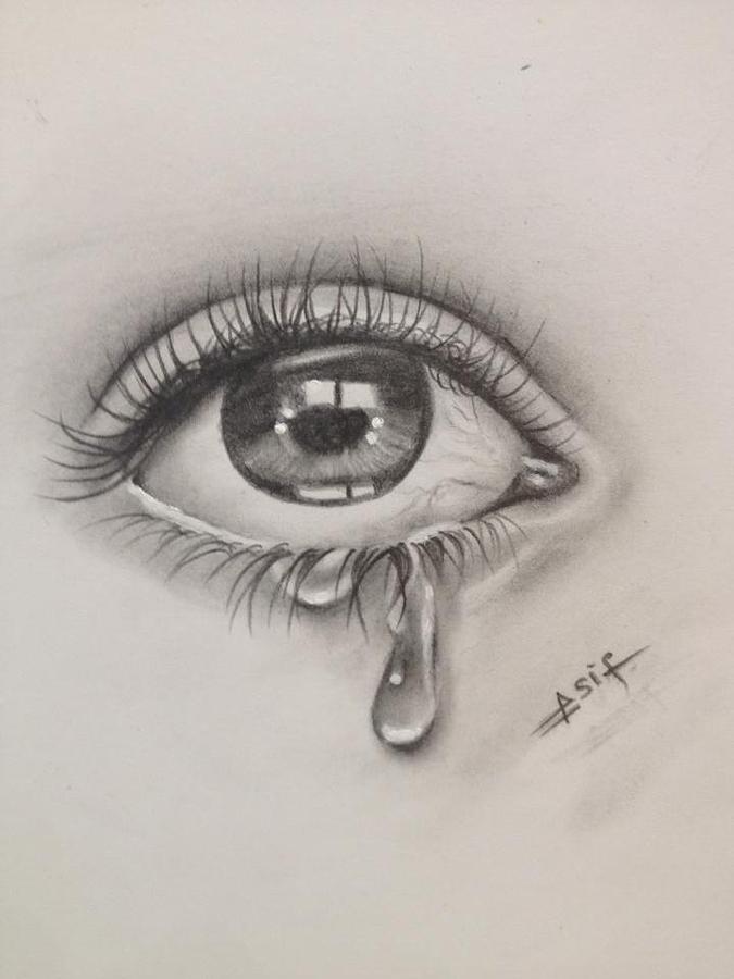 675x900 tears drawing - Tears Drawing