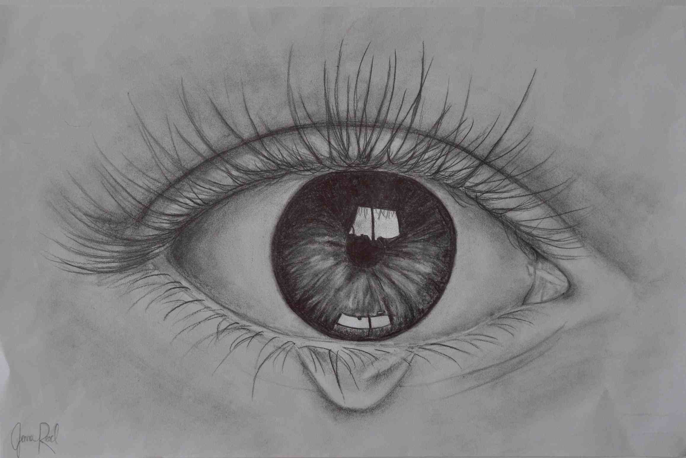 Sad Easy Crying Eye Drawing ~ Drawing