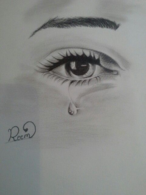 Teary Eye Drawing At Paintingvalley.com 