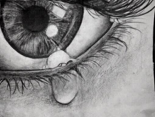 509x384 teary, watery eyes - Teary Eye Drawing