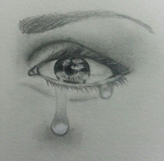 564x555 teary eye drawing - Teary Eye Drawing