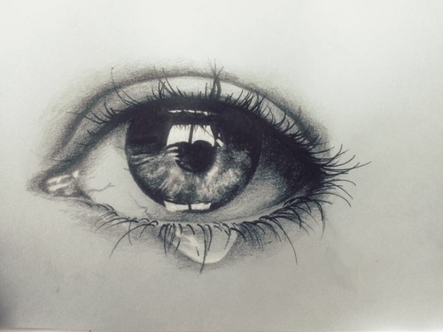 Teary Eye Drawing at PaintingValley.com | Explore collection of Teary ...