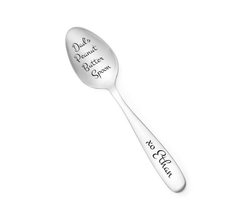 794x700 peanut butter spoon custom name engraved spoons silver plate etsy - Teaspoon Drawing