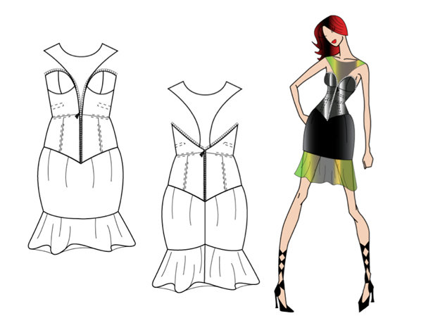 615x469 web seminar how to draw garment technical drawings in adobe - Technical Drawing Fashion
