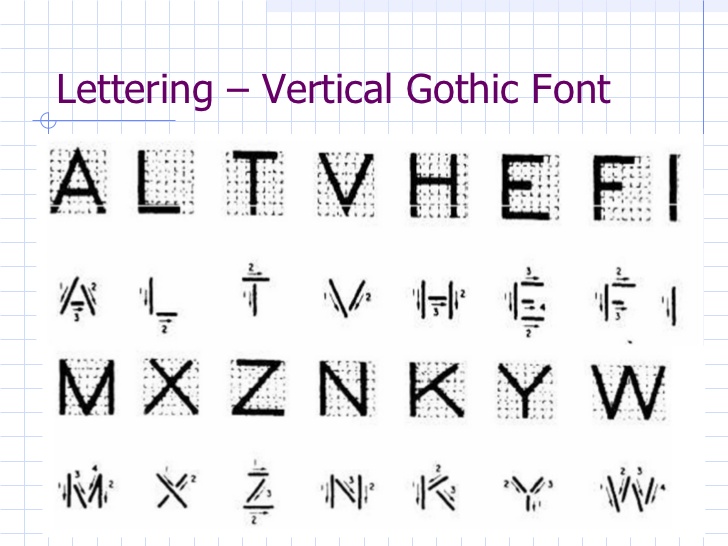 Technical Drawing Font at Explore collection of