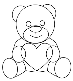 291x320 How To Draw Cartoons Teddy Bear - Teddy Bear Drawing